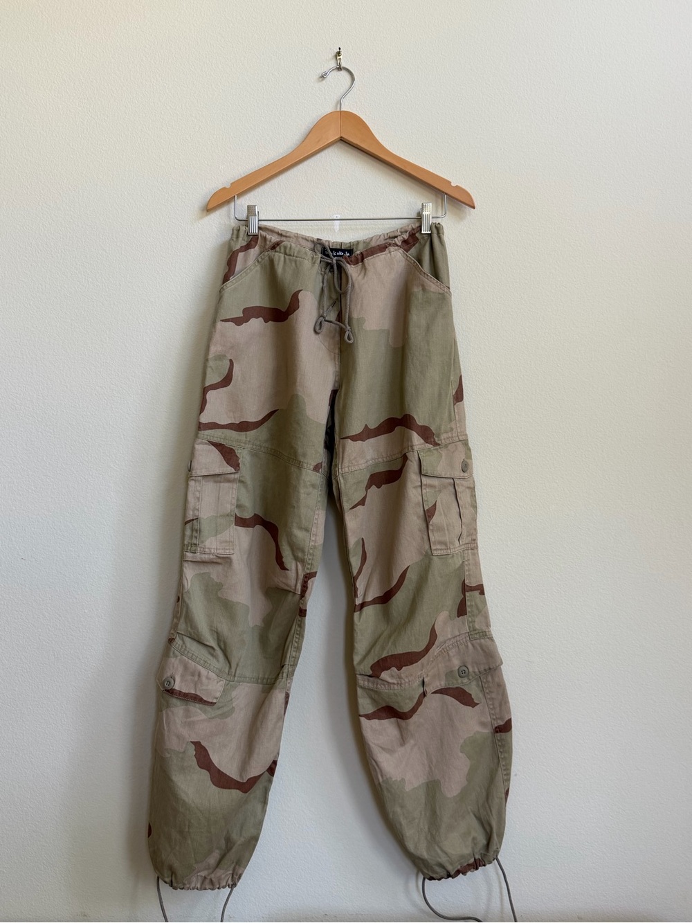 Iamkokola Tan Camo Low Waisted Military Pants - Picture 2 of 13